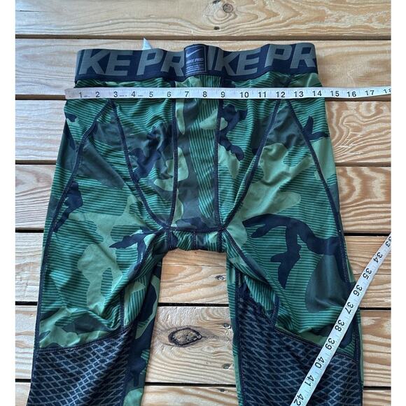 Nike Pro Compression Leggings Size Large Men’s Green - Picture 8 of 9